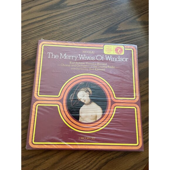 Nicolai The Merry Wives of Windsor 2 vinyl record set 1974 sealed - Picture 1 of 4